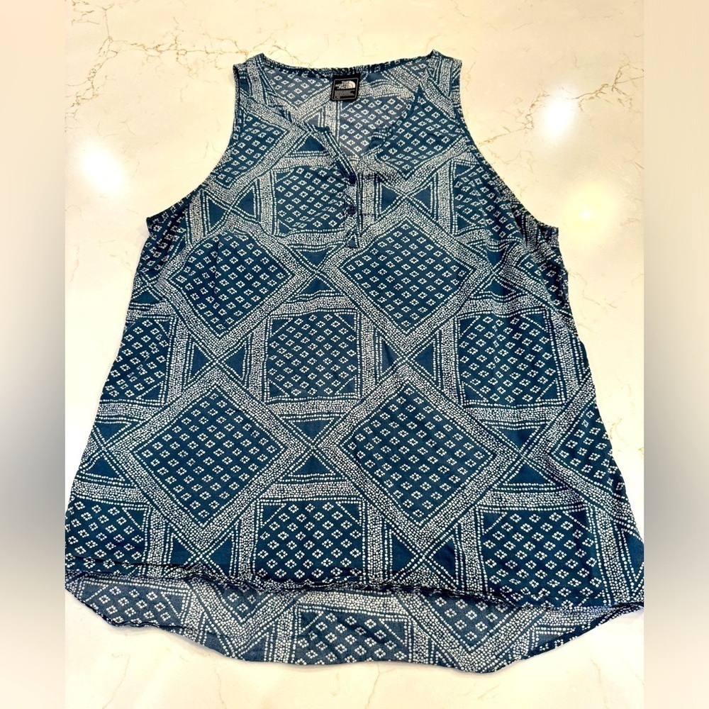 The North Face Women's Sleeveless Pattern Pullover / Organic Cotton / Large